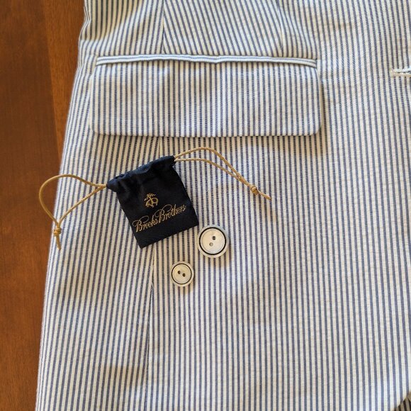 Brooks Brothers Stellita Fit Seersucker Blazer - Picture 8 of 13